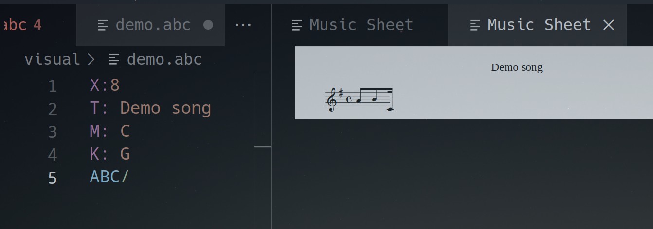 Score preview